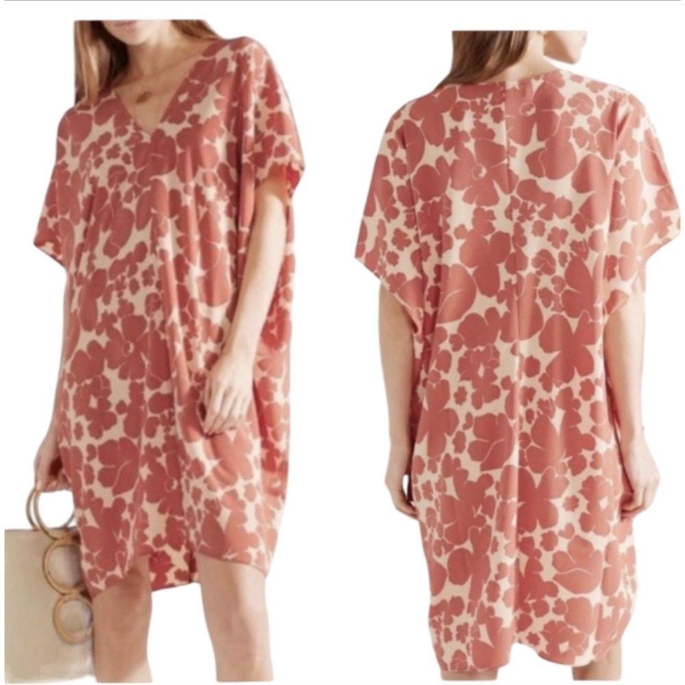 HATCH slouch dress, floral, petite